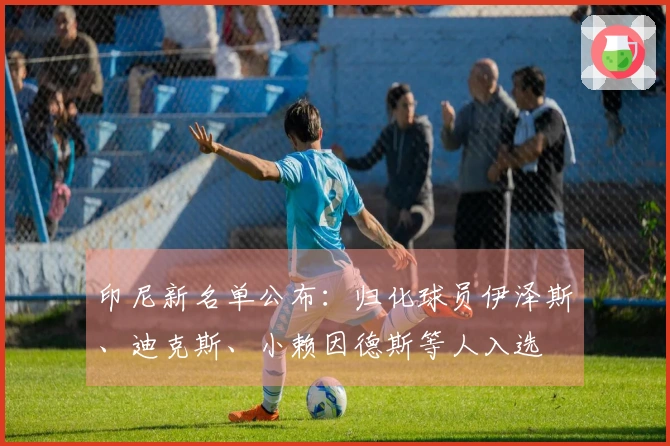 印尼新名单公布：归化球员伊泽斯、迪克斯、小赖因德斯等人入选